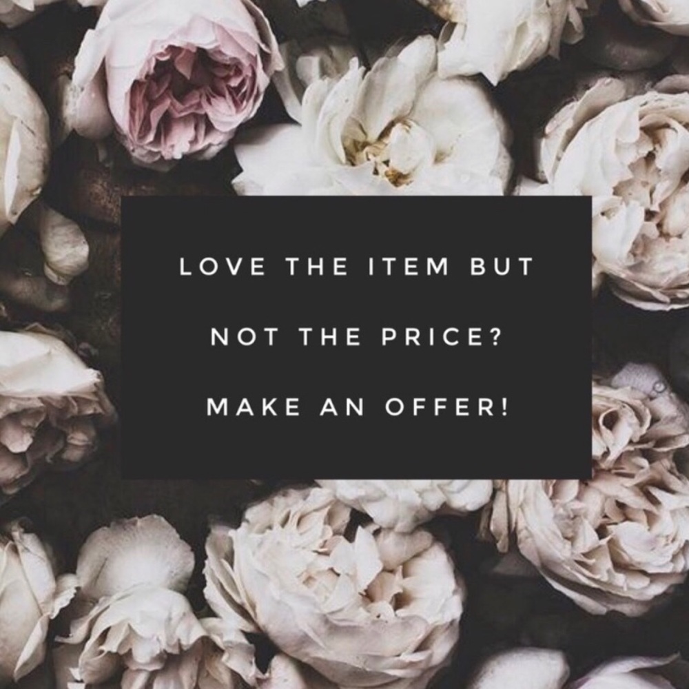 ALWAYS OPEN TO OFFERS!🤗